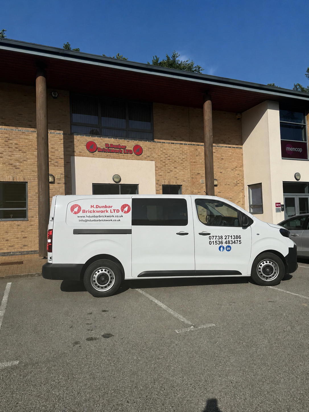 H Dunbar Brickwork - Office & van